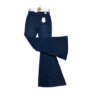 Judy Blue High Rise Pull On Super Flare Jeans Size 28 New